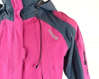 Chaqueta cortavientos, chaqueta con capucha, chaqueta impermeable rosa, chaqueta de festival, softshell, chaqueta de senderismo, chaqueta al aire libre, chaqueta forestal Talla M