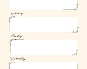 Planner Printable Bundle, Daily Planner, Weekly Planner, Monthly ...
