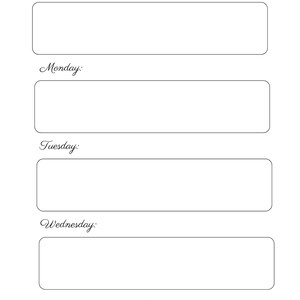 Planner Printable Bundle, Daily Planner, Weekly Planner, Monthly ...