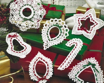 Crochet Christmas Ornaments Pattern: Lacy Holiday Decor (PDF Pattern)