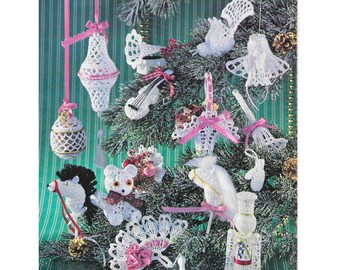 Crochet Christmas Ornaments Pattern: 21 Victorian Style Designs (PDF Download)