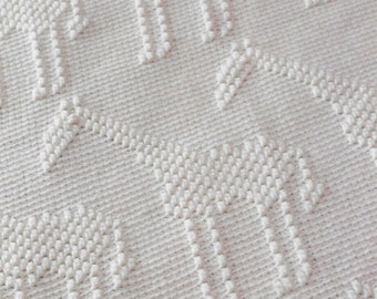 Giraffe Crochet Blanket Pattern: Vintage Zoo Animal Afghan (PDF Pattern)