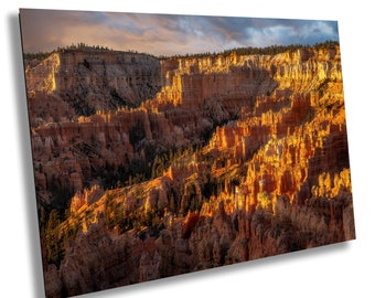 Bryce Canyon Print, Desert Wall Art, Utah Poster, Amphitheater Sunrise View, Scenic Landscape Decor, Large Digital Download