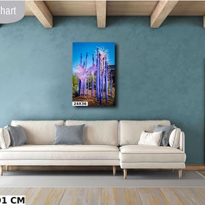 Botanical Glass Art Print, Desert Colors (Glossy Photo Paper) image 5