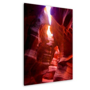 Antelope Canyon Fotografie, Arizona Wanddekor, Wüstenlandschaft der Navajo Nation, Slot Canyon Wandkunst, Southwest Abenteuer