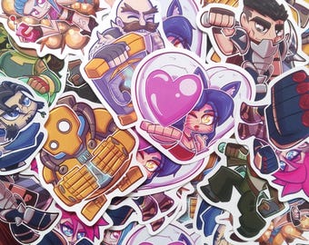 2XKO Stickers - Series 1 (3" - Glossy)