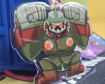 Potemkin - GGST - Keychain (3" - Double sided - 2 sided epoxy)