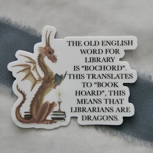 Bibliothekar Vinyl Aufkleber