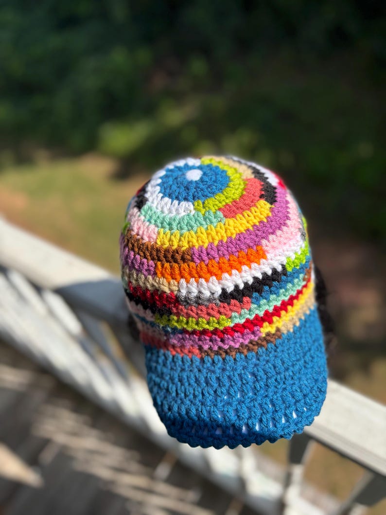 Basic Crochet Fitted Cap - Etsy