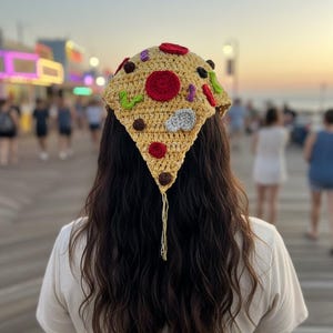 supreme | crochet pizza bandana image 4