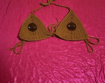 top only | boobkini | crochet pierced nipples