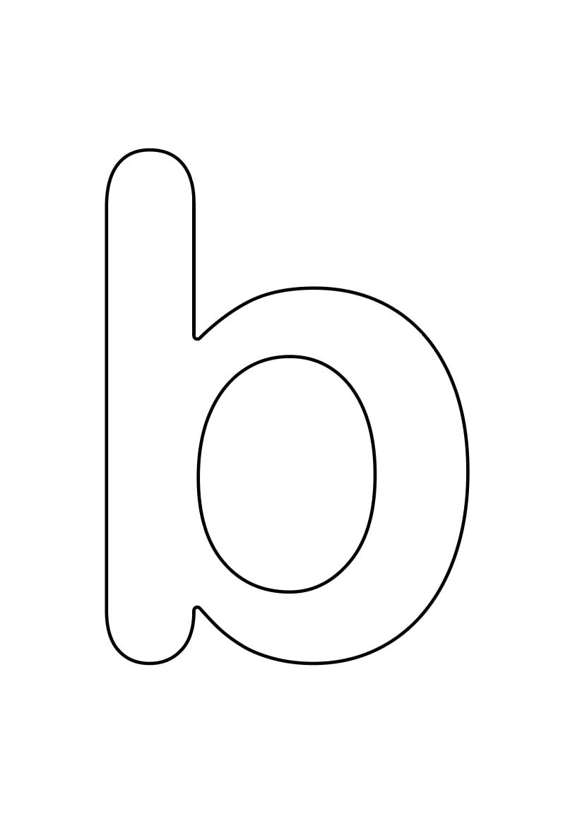 Large Printable Alphabet Letters (2 Sets 26 Pages Each) Etsy