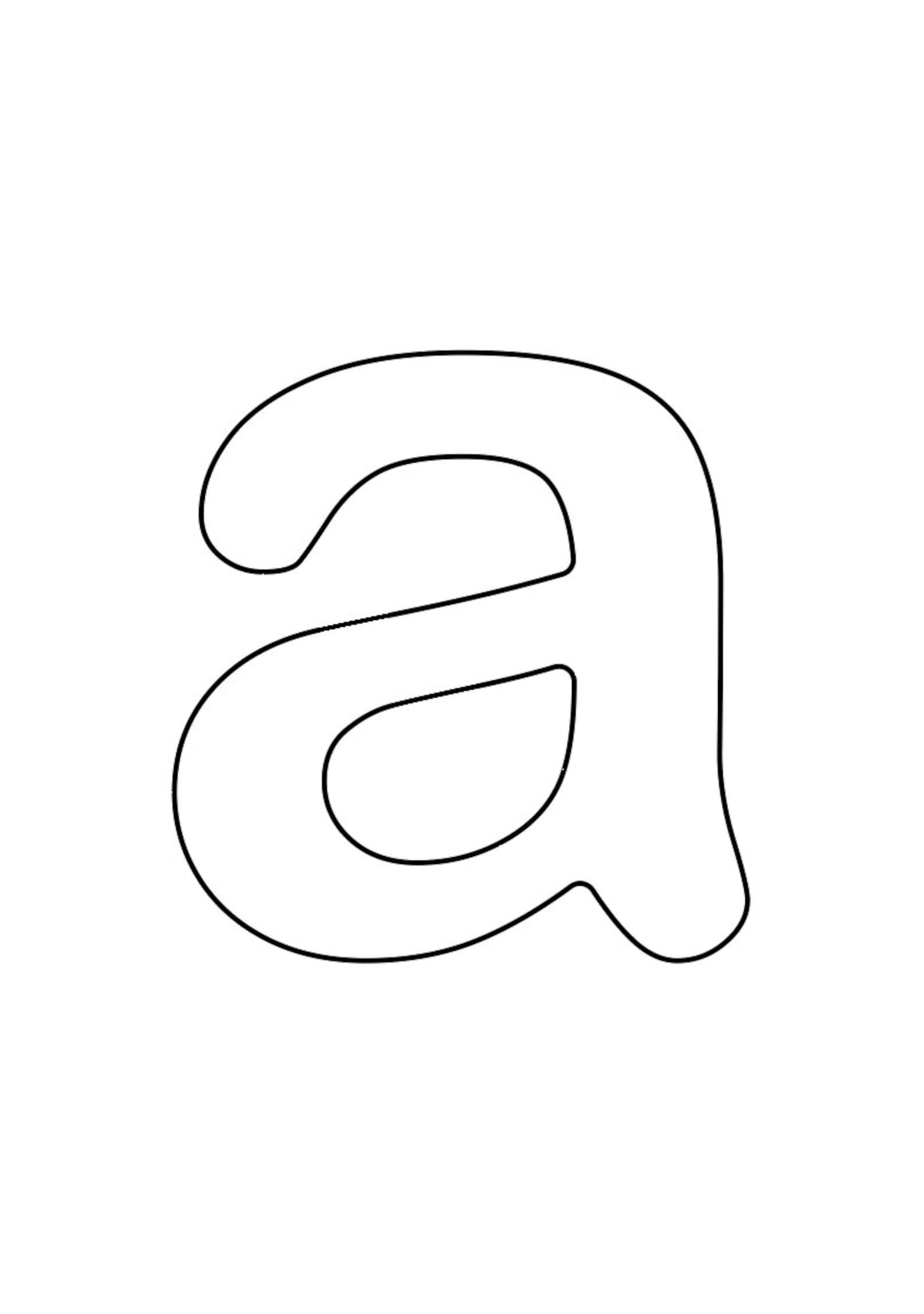Large Printable Alphabet Letters (2 Sets 26 Pages Each) - Etsy