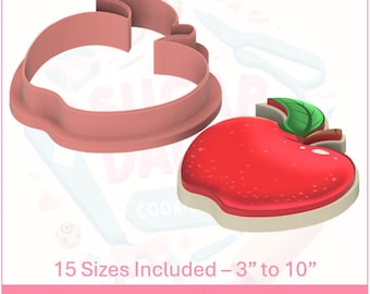 Apple Cookie Cutter STL-bestand direct downloaden