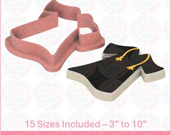 Graduation Gown Cookie Cutter STL File Instant Download
