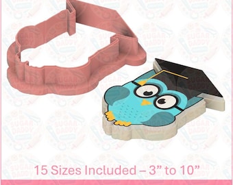 Fichier STL à l'emporte-pièce Wise Owl, téléchargement immédiat