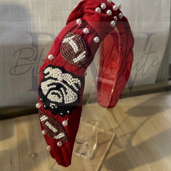 Georgia Bulldogs Knotted Headband