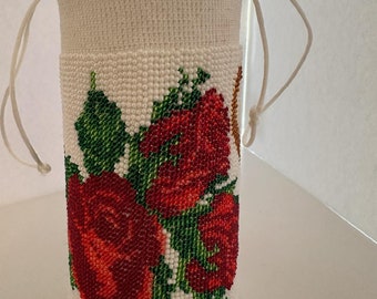Unique Handmade (crocheted) Beaded Bag