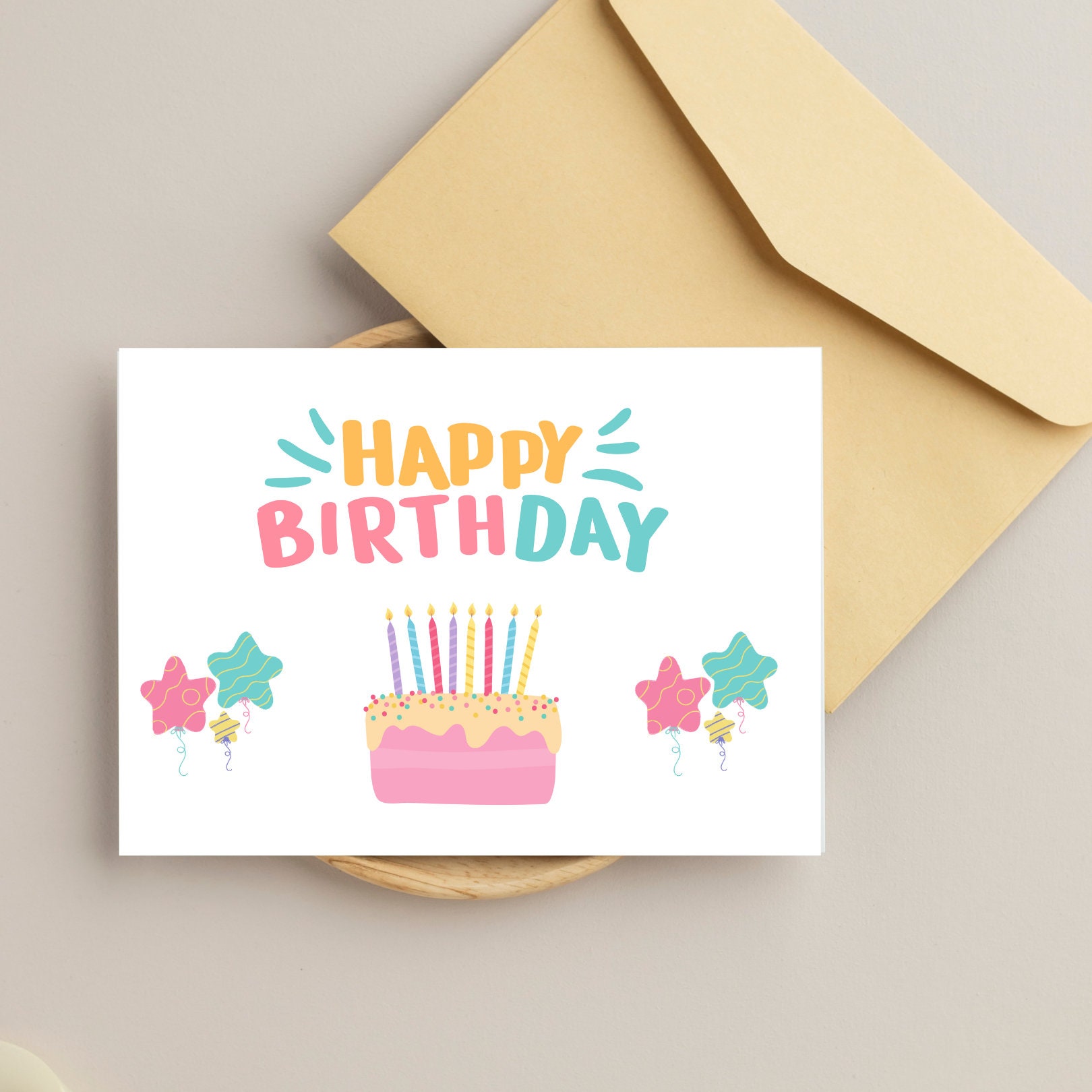 Tarjeta Para Imprimir De Cumpleaños