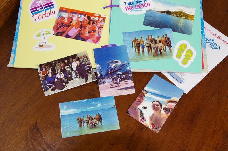 Cruise gift set cruise boat card cruise scrapbook album ship itinerary stickers ship sunbed signs P&O Arvia Bild 7