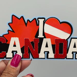 Kanada scrapbook fotoalbum utsmyckning dekoration titelpapper piercing Handgjord lönnlöv Kanadensisk