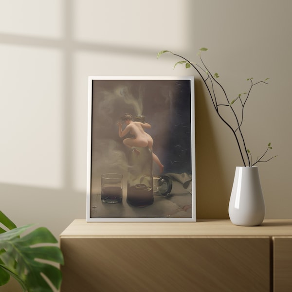 Impression Sur Toile Luis Ricardo Falero - Moderne - 45x90 Cm