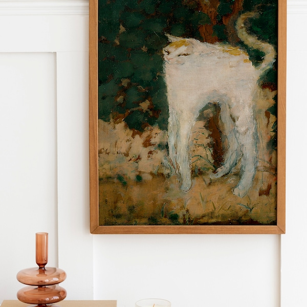 Le chat blanc 1894 by Pierre Bonnard Canvas Wall Art