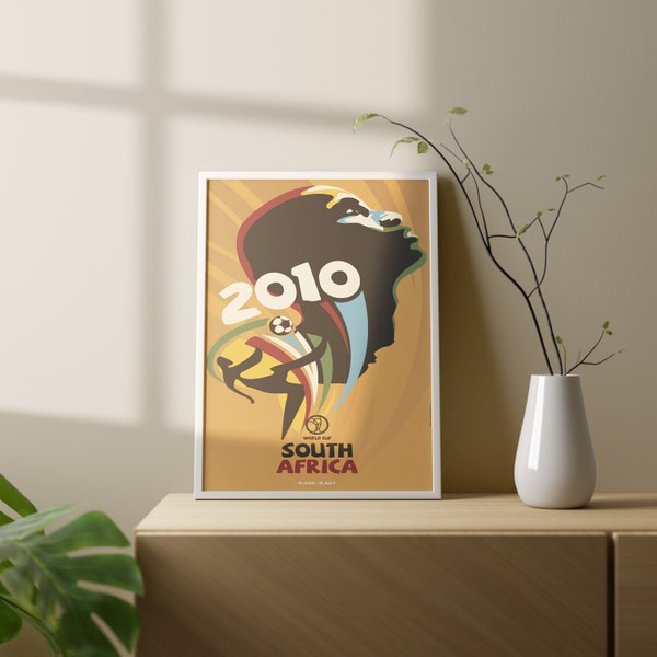 Africa 2010 World Cup Canvas Poster,Official FIFA South Africa World Cup Poster,World Cup South Africa 2010 soccer football poster
