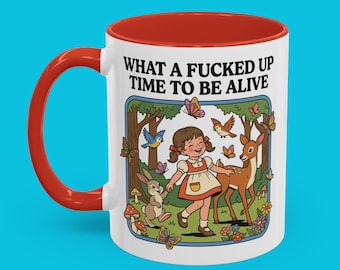 Funny Sarcastic Meme Mug, Dark Humor, 2000s Mug, Adult Mug For Office