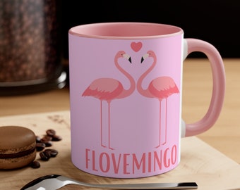 Flamingo Mug, Gift For Love, Gift For Her, Birthday Gift, Gift For Couple, Mug Gift, Coffee Mug, Coffee Cup, Gift For Him, Creative Gift