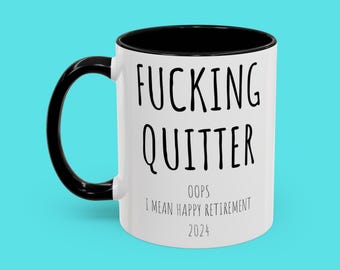 Lustige Ruhestand Tasse: Sarkastisches Quitter Geschenk