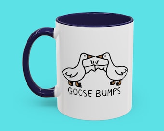 Goose Bumps Mug: Silly Goose Gift, Funny Animal Meme