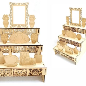 Mini Ofrenda - Assembly Required - DIY Paint Kit- Laser Cut-Day of the Dead Altar - Wood, Mini Altar, Altarcito, Mexican Altar