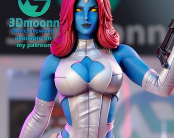 Mystique X-Men Marvel stl file for 3D Printing