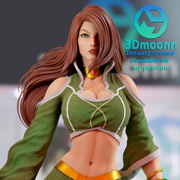 Talia Al Ghul DC Stl-Datei für den 3D-Druck