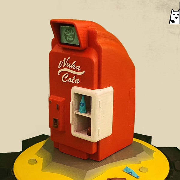 Nuka Cola Machine, 3D printable terrain piece.