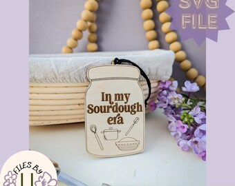 Sourdough Christmas Ornament SVG | Sourdough Era | Sourdough Baker Gift | Christmas Ornament | Laser file | Glowforge Tested