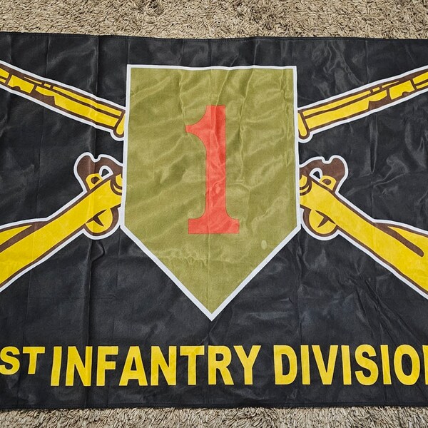 1st Infantry Division Flag, Military, Flags, Banners, Army