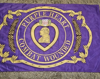 パープルハート勲章 PVC パッチ - アメリカ軍 - 陸軍、海軍、海兵隊