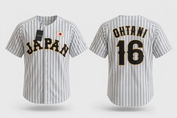 Japan Baseball Jersey SHOHEI OHTANI 16 Shirt Samurai Japan