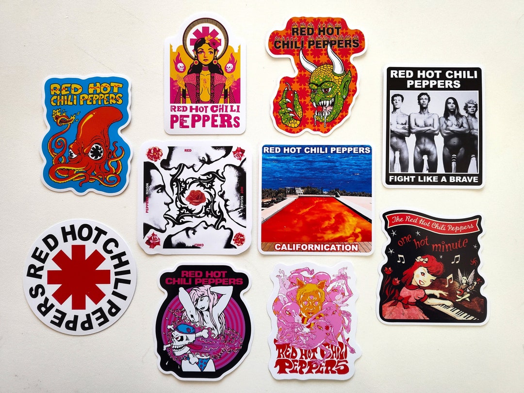 Sticker Rack Bands Alternative Rock Band Sticker Pack 10 Stickers Vinyl Decals Grunge Punk ...