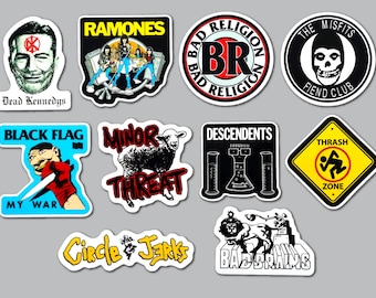 NOFX パンクバンドステッカーセット NOFX DIY パンクパッチ キャンバス