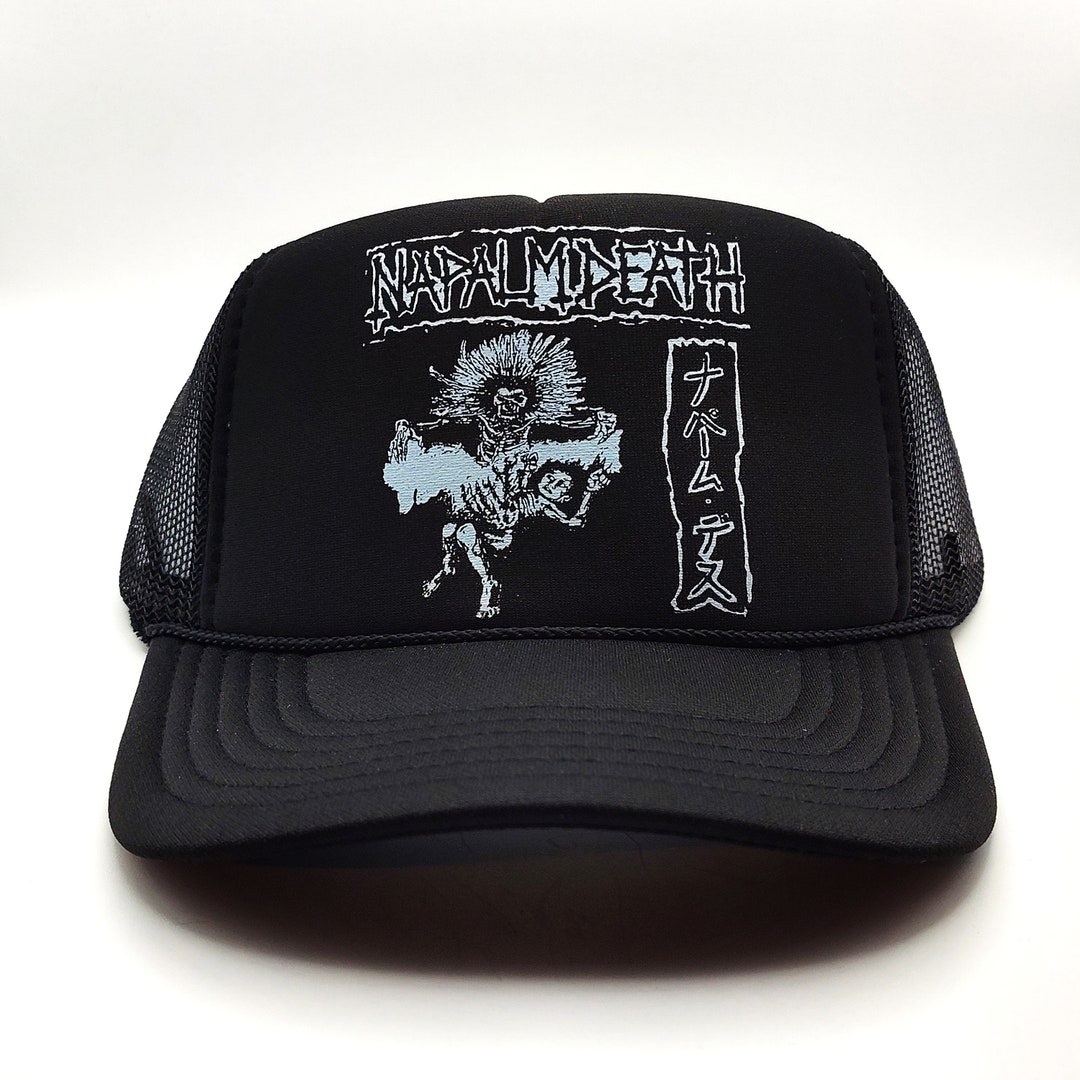 Metal Singer Hat Grindcore / Death Metal Band Trucker Hat - Etsy
