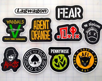 Punk Sticker Pack (10 Stickers) Set 4