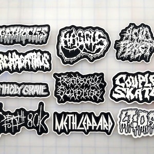 Grindcore Sticker Pack (10 Stickers) SET 2