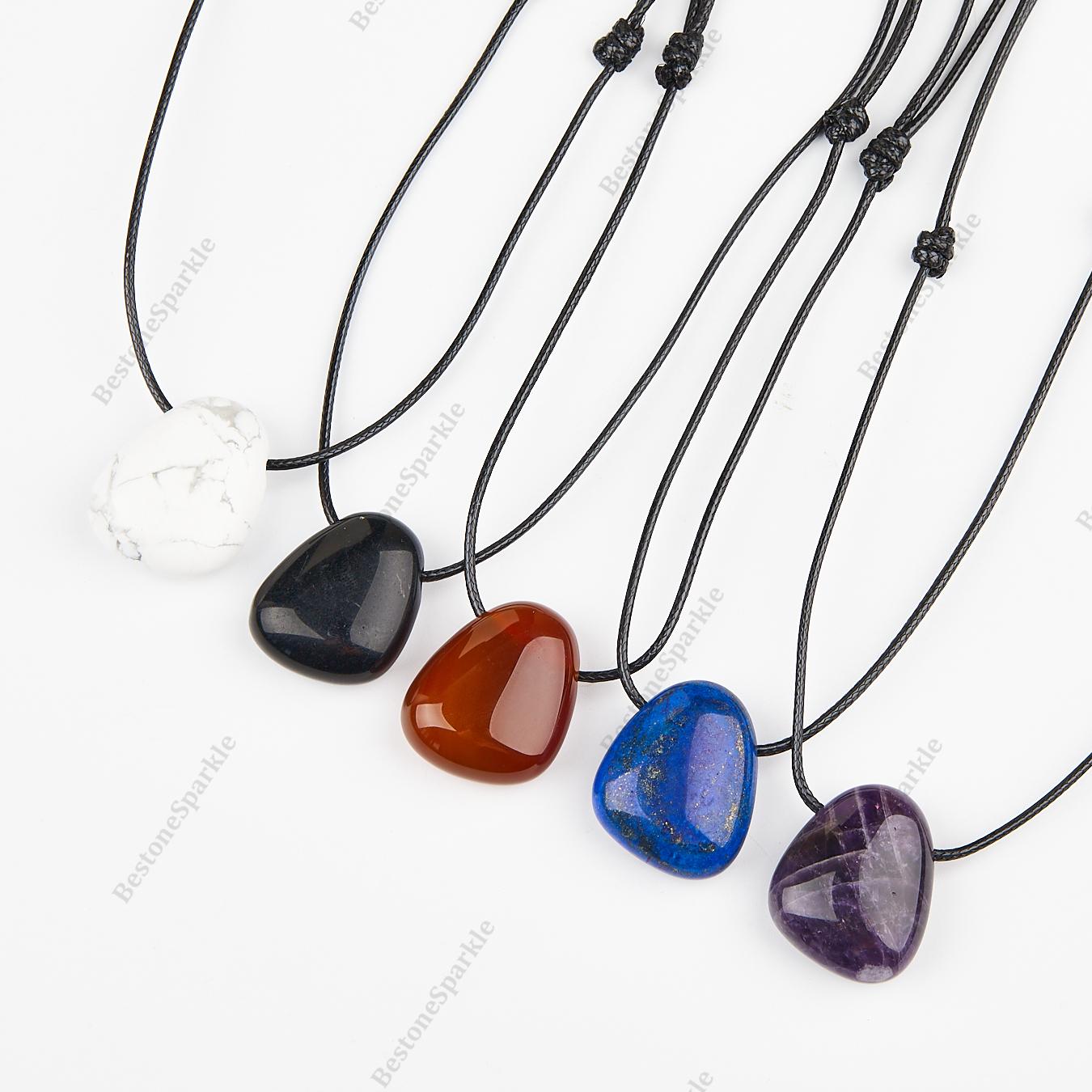 Leather and Stone Jewelry