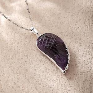 Handmade Wing Necklace – Angel Pendant, Spiritual Jewelry, Gift for Women image 3