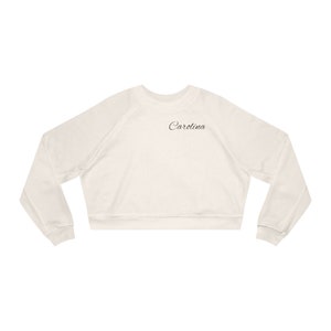Women's Cropped Fleece Pullover