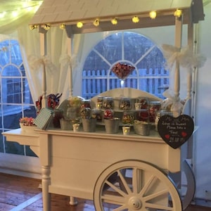 Sweet candy carts for party and birthday and events