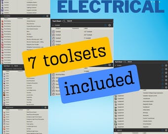 Bluebeam Toolset - Electrical Takeoffs and Estimating